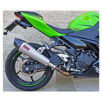 Silenciador de escape Kawasaki Ninja 400 -'22 Mass EVO Titan