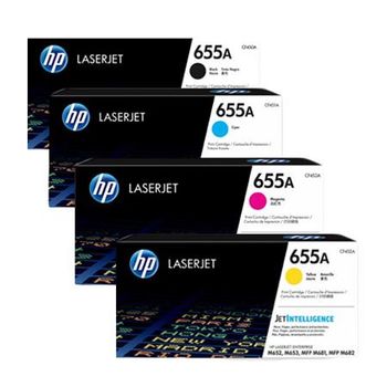 Original Multipack HP Colour LaserJet Enterprise MFP M681f Printer Toner Cartridges (4 Pack) -CF450A