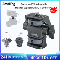 soporte de monitor ajustable giratorio y inclinable smallrig con tornillos de 14 -20 abrazadera para camara dslr para ninja v para monitor v -4886