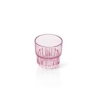 vaso de vidrio en rosa empolvado 83x83x8 cm