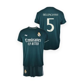 Conjunto Bellingham Real Madrid Niño 2026/27 Segunda Equipación Réplica Oficial