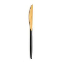 set 12 cuhcillos mesa acero y pvd 180-4mm amefa soprano - oro no apto microondas