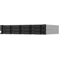 qnap ts-1264u-rp-8g nas 12 bahias 2x25gbe negro
