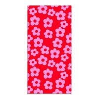 alfombra vinilica flores 80x300cm agatha estampados rosas rojos