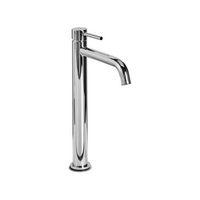 grifo mezclador para lavabo de laton cromado moderno monomando 30 cm accesorios de bano plateado salinas