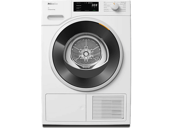 Secadora bomba de calor - Miele TWD 640, 9 kg, 10 Programas, Libre Instalación, HygieneDry, AddLoad, Protección Antiarrugas, Blanco