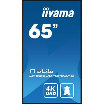 Pizarra digital iiyama LH6560UHS-B2AG 65″ 4K Ultra HD LED Android 11 Wifi 24/7