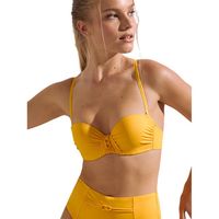 lisca banador top de traje bano bandeau con balconette preformado palma para mujer