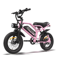 bicicleta electrica avdl a13 16r para adolescentes bateria de 36v 128ah rosa