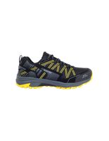 botas de montana hi-tec gravel m black  yellow