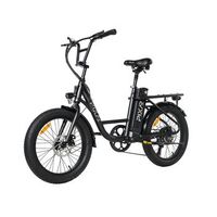 bicicleta electrica pixar fun1 350w 36v 104ah 20x3 fat negro