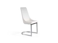 set de 2 sillas de comedor tapizada en polipiel