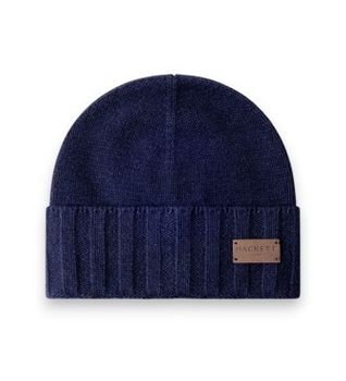 Hackett London para hombre. HM0400107 Gorro Cashmere marino (OSFA), Casual, Cachemir