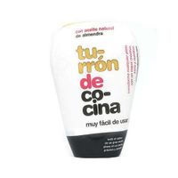 bote de crema de turron para recetas y flan de turron