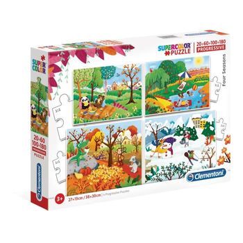 Puzzles 20-60-80-100-180 Piezas - Las 4 Estaciones