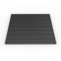 tablero de aluminio para salon de jardin rio - negro