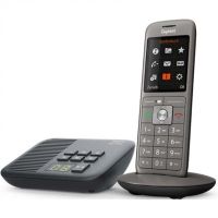 gigaset cl660a telefono inalambrico con contestador gris metalico