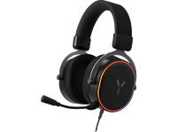 auriculares gaming - isy igh-3000 rgb ultraligeros supraaurales ps4 ps5 nintendo switch negro