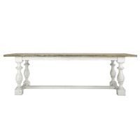 mesa de comedor en pino reciclado para 10 personas 250 cm