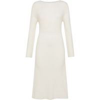 deha vestido largo lounge knitted long dress para mujer