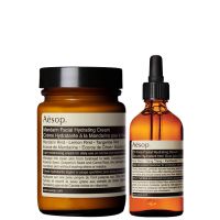 aesop mandarin facial cream and lightweight serum duo