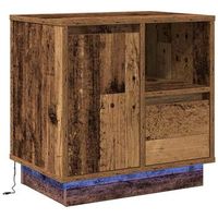 juego de mesitas de noche - armarios de noche madera vieja 50 x 345 x 50 cm mc6972