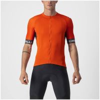 castelli entrata vi jersey - s - fiery reddark grayivory