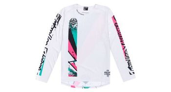 Maillot de manga larga troy lee designs sprint blanco