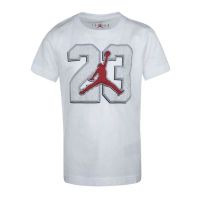 camiseta nike air jordan kids 23 game time - white