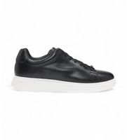 boss para hombre 50497887 zapatillas de piel bulton negro 46 plano cordones casual
