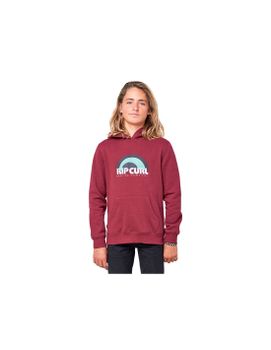 Sudadera con capucha Rip Curl Mama Pop Boy Dark red