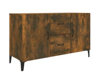 Vidaxl aparador madera de ingeniería roble ahumado 100x36x60 cm