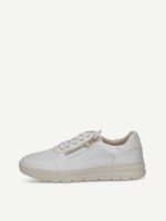 caprice low shoes white made of leather size 39