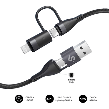 CABLE SUBBLIM TOP 4 IN 1 60W CCLA 1.2M