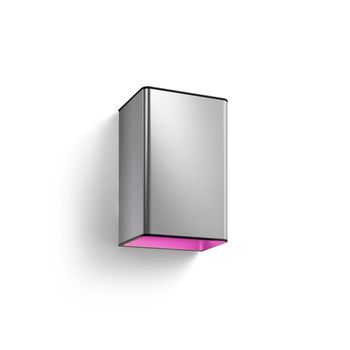 Lámpara De Pared Philips Hue White & Color Ambiance Resonate, Plateada, 1200 Lm