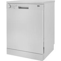 beko dfn05310s full-size dishwasher - silver silver