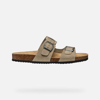 GEOX Sandal Ghita Hombre Gris Pardo