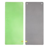 colchoneta de fitness con agujeros verde hms premium mfk08