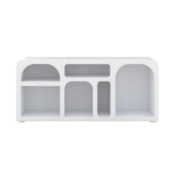 Buffet de yeso blanco roto 160 cm