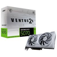 msi geforce rtx 5070 ventus 2x oc 12gb gddr7 reflex 2 rtx ai dlss4 blanca