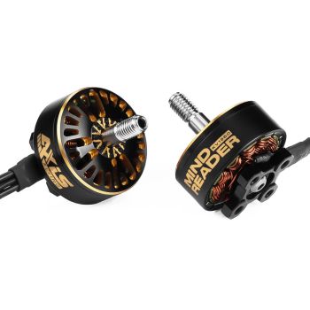 Motor sin escobillas Axisflying BlackBird v4 2307 1960KV / 2060KV 6S con eje de 5 mm para drones de carrera FPV de frees