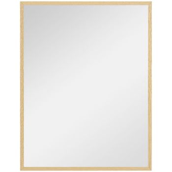 Espejo de pared 70x2x90 cm madera natural