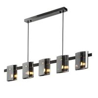lampara de techo toolight app1706-5cp grey