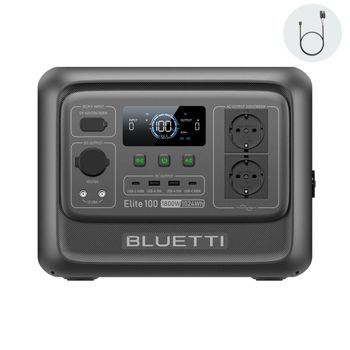 Bluetti Elite 100 V2 Central Eléctrica Portátil, 1800w/1024wh, Para Camping, Coche, Furgonetas, Rv Viajes