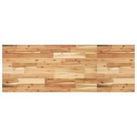 encimera tocador bano madera acacia acabado aceite 140x50x2 cm vidaxl