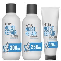 kms hair rescue routine for dry damaged hair