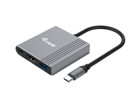 adaptador usb-c 3in1 hdmi 4k usb-a usb-c pd 100w