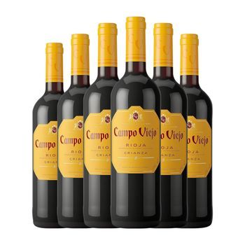 Campo Viejo Vino Tinto Rioja Crianza 75 Cl 13.5% Vol. (pack De 6 Unidades)