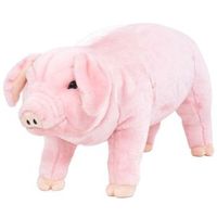 cerdito de peluche de pie rosa xxl vidaxl