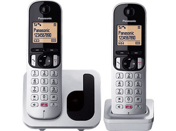 Teléfono - Panasonic KX-TGC250SP, Dúo, Inalámbrico, 1.6